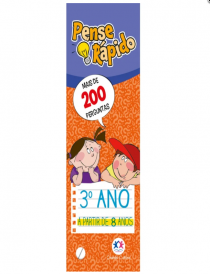 LIVRO FLASH CARDS PENSE RÁPIDO - 3º ANO