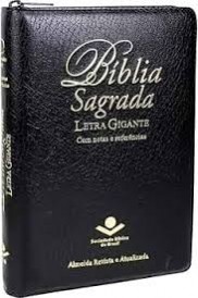 BÍBLIA SAGRADA COM LETRA GIGANTE - PRETA