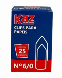 CLIPS 6/0 KAZ - 25 UNIDADES